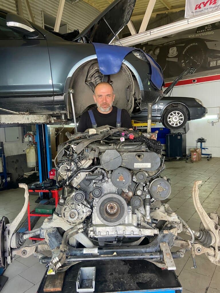 Замена двигателя (ДВС)