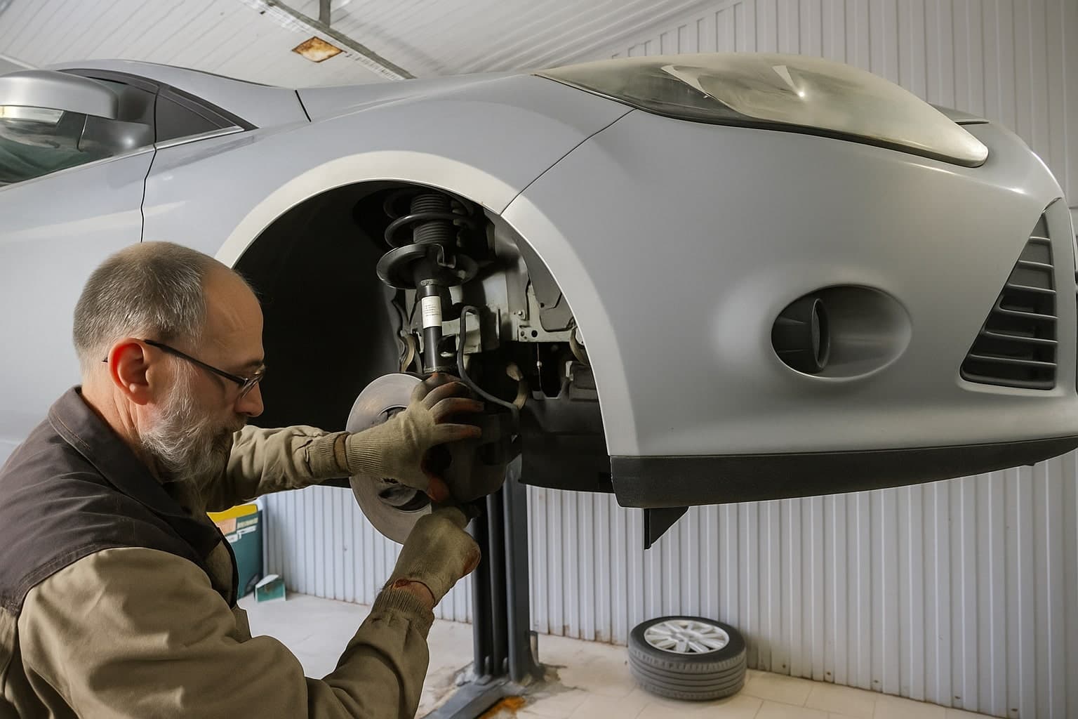 Замена тормозных дисков